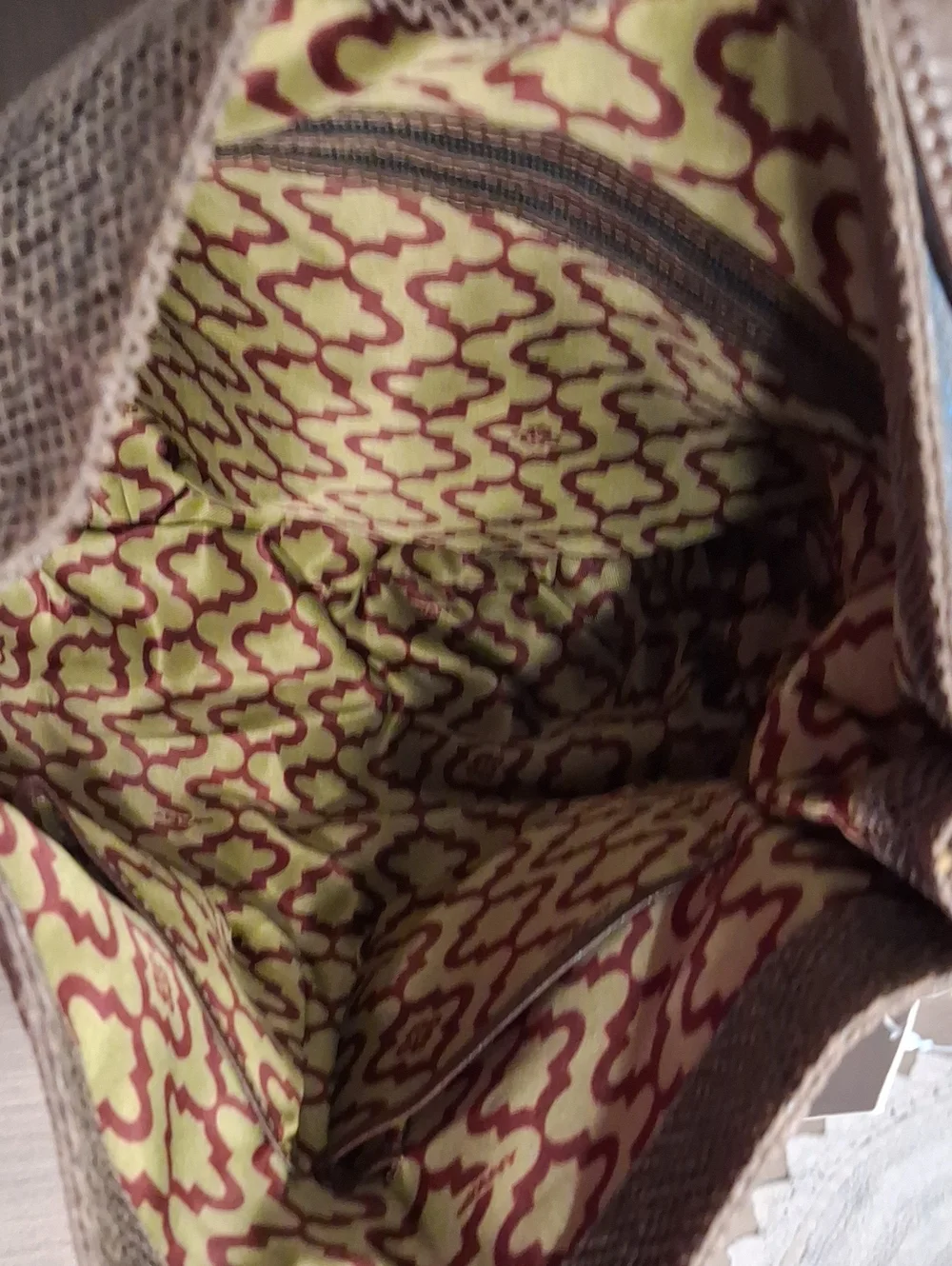 NWT ** OrYANY Brown/Taupe Snakeskin Embossed Hobo Shoulder Bag